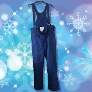 Vintage ‘80s Snuggler Ski Bib Pants; Unisex Ladies 12/Mens Medium
